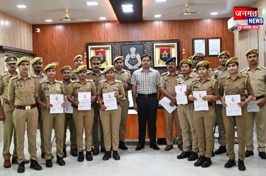 IGRS निस्तारण में अयोध्या पुलिस नंबर वन, SSP ने 33 पुलिसकर्मियों को किया सम्मानित