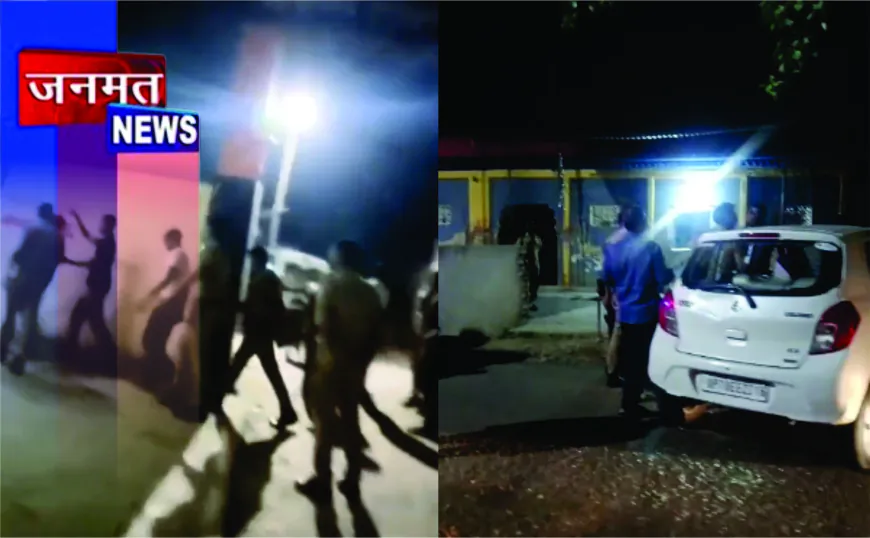 बीच सड़क दबंगों का तांडव, दंत चिकित्सक से मारपीट और कार में तोड़फोड़, वीडियो वायरल