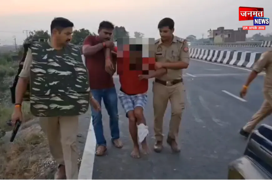 चंदौली: पुलिस मुठभेड़ में गोली लगने से बदमाश घायल, हाइवे पर ट्रकों से करता था लूटपाट