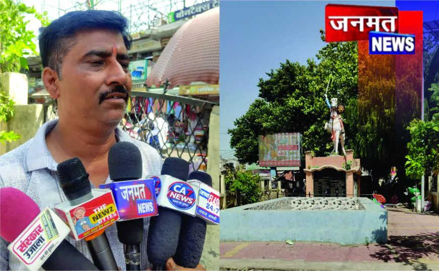बदहाल हुआ रानी लक्ष्मीबाई चौक, गंदगी और शराबियों के जमावड़े से लोगों में आक्रोश