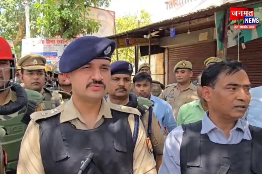 औरैया जिला प्रशासन बकरीद को लेकर पूरी तरह अलर्ट, शहर में किया गया फ्लैग मार्च