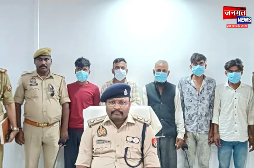 बलरामपुर पुलिस की बड़ी कार्रवाई, जानलेवा हमले के 5 अभियुक्तों को किया गिरफ्तार