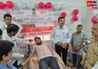 उरई जिला अस्पताल में आयोजित कार्यक्रम में 09 लोगों ने किया स्वैच्छिक रक्तदान, प्रमाण-पत्र देकर बढ़ाया उत्साह