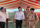 हाथरस: मुख्यमंत्री के निर्धारित कार्यक्रम की तैयारियों का डीएम व एसपी ने किया स्थलीय निरीक्षण, दिए निर्देश