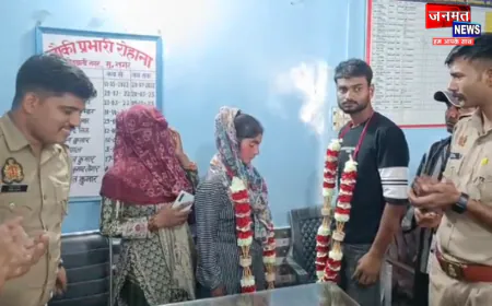 मुजफ्फरनगर: चौकी प्रभारी ने पेश की मानवता की मिसाल, परिवार की रजामंदी से कराई प्रेमी युगल की शादी
