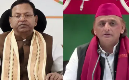 राम मंदिर चढ़ावे को लेकर सियासत तेज, अखिलेश के आरोपों पर बोले भाजपा प्रदेश अध्यक्ष पंकज चौधरी
