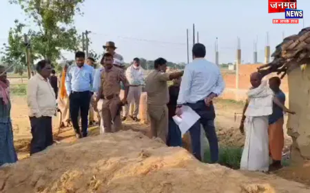 चंदौली में अवैध कब्जे को लेकर चला अभियान, तीन गावों में ग्राम समाज की जमीन पर था कब्ज़ा