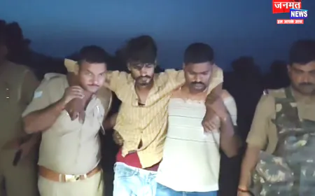 मिर्जापुर में पुलिस और गौ तस्करों में मुठभेड़; गोली लगने से एक शातिर गो-तस्कर घायल, दो गिरफ्तार