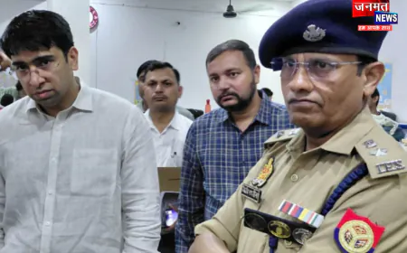 हाथरस: डीएम-एसपी ने कोचिंग सेंटर का किया स्थलीय निरीक्षण, दिए आवश्यक दिशा-निर्देश