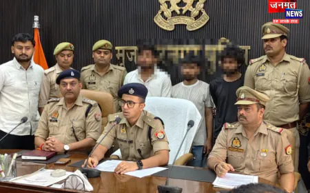 मुजफ्फरनगर: भोपा पुलिस ने अवैध हथियार तस्करी गिरोह का किया भंडाफोड़, 3 गिरफ्तार