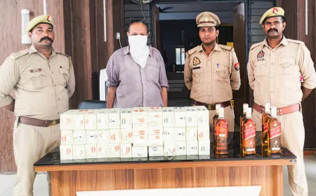 भारत-नेपाल सीमा पर अवैध शराब व सिगरेट के साथ तस्कर गिरफ्तार!