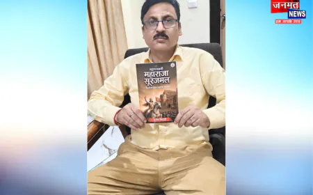 स्तंभकार और लेखक मुनीश त्रिपाठी की पुस्तक ‘महापराक्रमी महाराजा सूरजमल’ प्रकाशित, बुद्धिजीवियों ने दी शुभकामनाएं