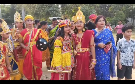 लखीमपुर खीरी: राष्ट्रीय बजरंग दल के 8वें स्थापना दिवस पर निकली भव्य शोभायात्रा, गूंजे "जय श्रीराम" के जयघोष