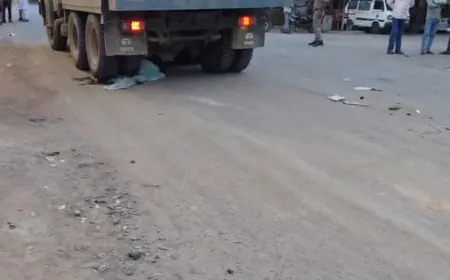 कानपुर देहात: तेज रफ्तार डंपर ने महिला को कुचला, मौके पर ही मौत ; हिरासत में डंपर चालक