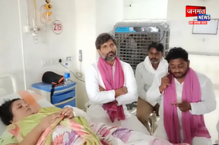 चंदौली: सपा नेत्री गार्गी पटेल से मिलने पहुंचे राष्ट्रीय प्रवक्ता मनोज सिंह काका, भाजपा पर साधा निशाना