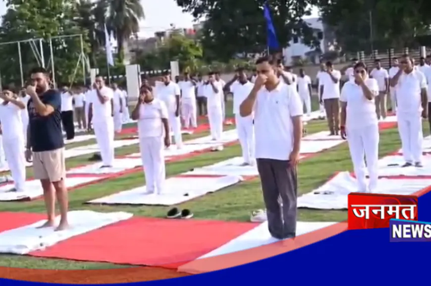 फतेहपुर रिजर्व पुलिस लाइन में एक दिवसीय योग शिविर का आयोजन, स्वस्थ जीवनशैली अपनाने का लिया संकल्प