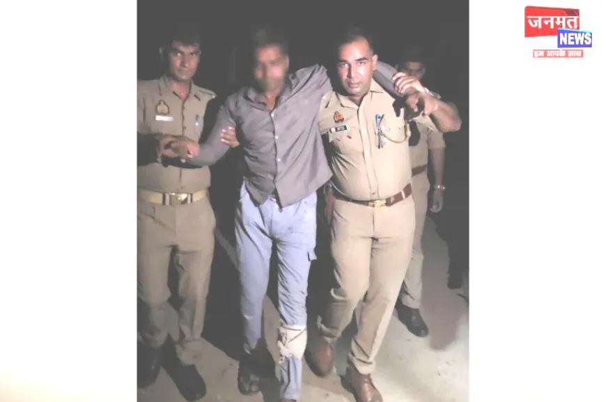 रामपुर: 25 हजार का इनामी गैंगस्टर पुलिस मुठभेड़ में गिरफ्तार, पैर में लगी गोली