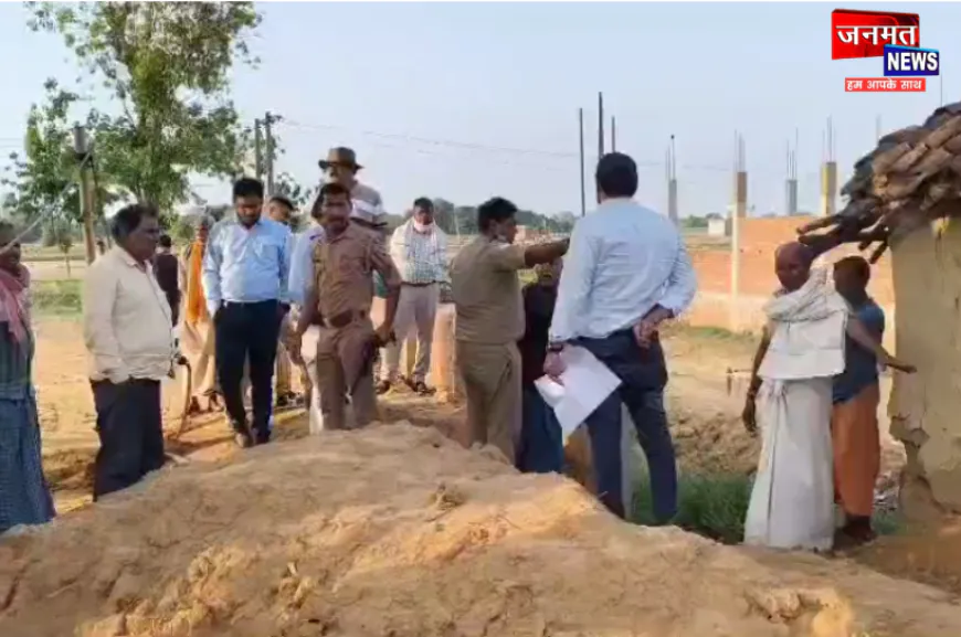 चंदौली में अवैध कब्जे को लेकर चला अभियान, तीन गावों में ग्राम समाज की जमीन पर था कब्ज़ा