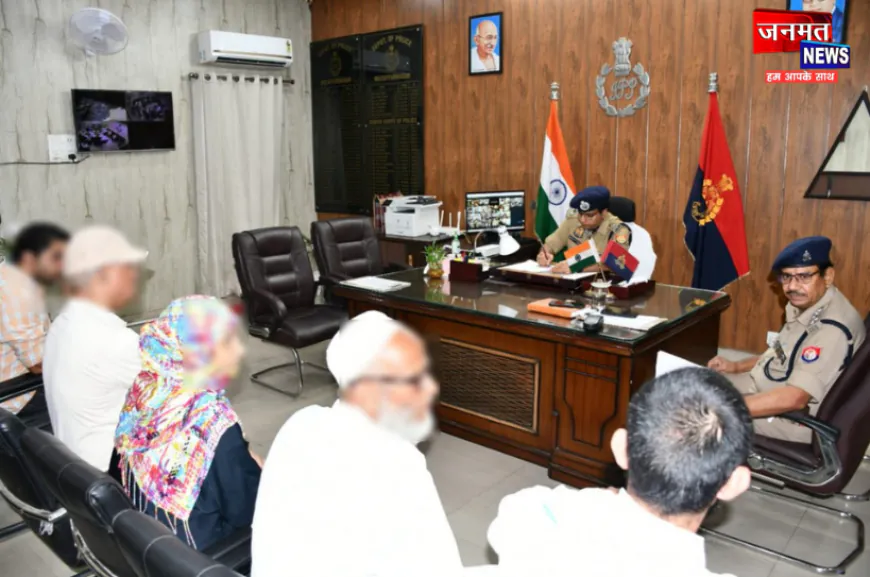 मुजफ्फरनगर SSP संजय कुमार वर्मा ने सुनी जनता की समस्याएं, त्वरित निस्तारण के दिए निर्देश