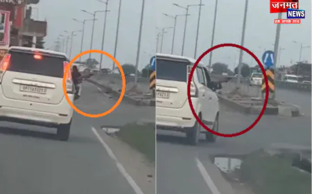 फतेहपुर: कार सवार युवक की दबंगई, असलहा लहराते वीडियो सोशल मीडिया पर वायरल; जांच में जुटी पुलिस