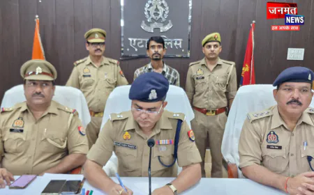 एटा में अवैध शस्त्र फैक्ट्री का भंडाफोड़, तमंचा और शस्त्र बनाने के उपकरण सहित अन्य सामग्री बरामद