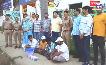 अलीगढ: ड्रग्स की तस्करी करने वाली महिला समेत पांच लोग गिरफ्तार, 80 लाख रुपए की हेरोइन बरामद