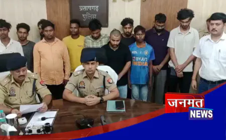 प्रतापगढ़ पुलिस ने 17 साइबर अपराधी को किया गिरफ्तार, ऑनलाइन ठगी में कर रहे थे मदद