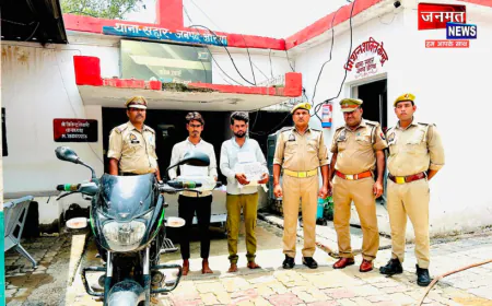 औरैया के सहार पुलिस की बड़ी कार्रवाई, 10 किलो गांजा के साथ दो तस्कर गिरफ्तार