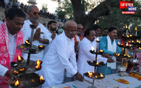उरई: यमुना किनारे से हटेगा अतिक्रमण, पचनदा धाम बनेगा देश का पहला ‘जल मंदिर’