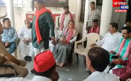 मिर्जापुर: अखिलेश यादव की गिरफ्तारी से सपा कार्यकर्ताओं में बड़ा आक्रोश, जिला प्रशासन मुस्तैद
