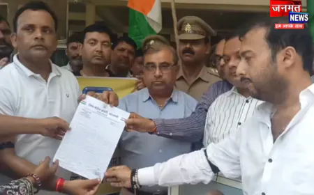 कौशाम्बी: छात्रों पर बर्बरता और राहुल गांधी की गिरफ्तारी के खिलाफ कांग्रेस में उबाल, जमकर की नारेबाजी