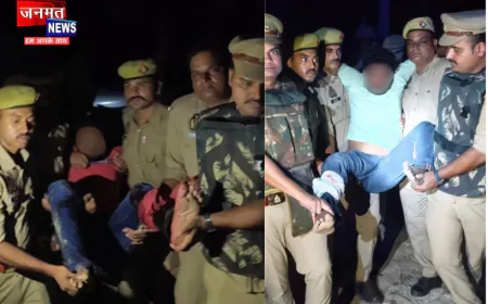 फतेहपुर में पुलिस व बदमाशों के बीच मुठभेड़, गोकशी के दो आरोपी घायल; पैर में लगी गोली
