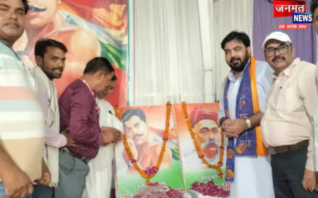 औरैया: तिलक व आजाद की जयंती पर राष्ट्रभक्ति का संदेश, युवाओं से देशहित में आगे आने का आह्वान