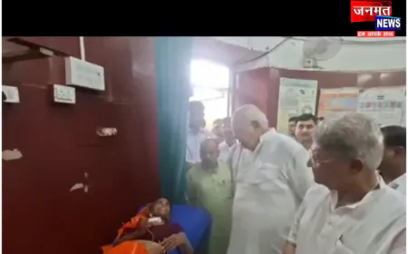 अयोध्या दौरे पर पहुंचे प्रभारी मंत्री सूर्य प्रताप शाही, जिला अस्पताल और श्रीराम अस्पताल का किया निरीक्षण