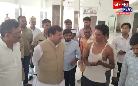औरैया: दिबियापुर बस स्टेशन का निरीक्षण करने पहुंचे प्रभारी मंत्री, जल्द संचालन का दिया आश्वासन