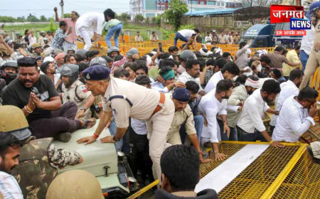 मूंग खरीद की मांग को लेकर भोपाल में 7 दिन के राशन-पानी के साथ डटे हजारों किसान, स्कूलों में छुट्टी