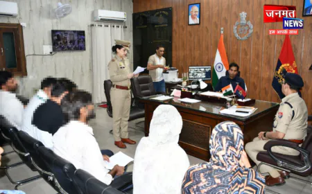 मुजफ्फरनगर SSP संजय वर्मा ने जनसुनवाई में सुनी फरियादियों की शिकायतें, त्वरित निस्तारण के दिए निर्देश