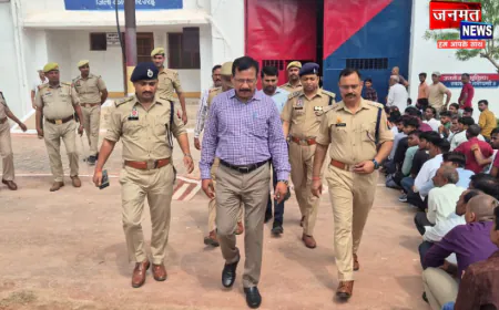 उरई जिला कारागार का DM-SP ने किया औचक निरीक्षण, सुरक्षा व्यवस्था व बंदियों की सुविधाओं का लिया जायजा