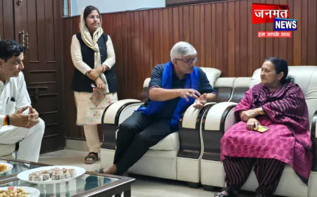 कांग्रेस नेता ने पूर्व विधायक डॉ. तंजीन फातिमा से की शिष्टाचार मुलाकात, स्वास्थ्य के संबंध में ली जानकारी