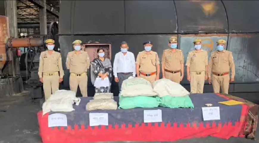 उरई: 56 लाख से अधिक कीमत के मादक पदार्थ नष्ट, ड्रग्स डिस्पोजल कमेटी की मौजूदगी में हुई कार्रवाई