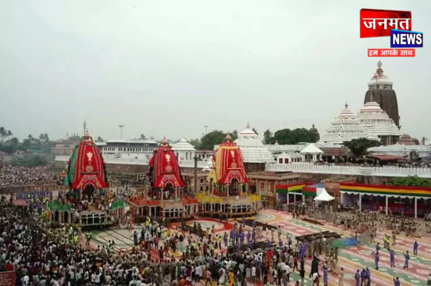 जगन्नाथ रथ यात्रा का शुभारंभ, राष्ट्रपति और पीएम ने दी शुभकामनाएं; पुरी में हो रही बारिश
