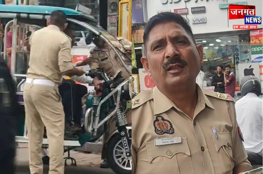 मुजफ्फरनगर में रिक्शा चालक से मारपीट का वीडियो वायरल, ट्रैफिक नियमों के पालन के दौरान अभद्रता का आरोप