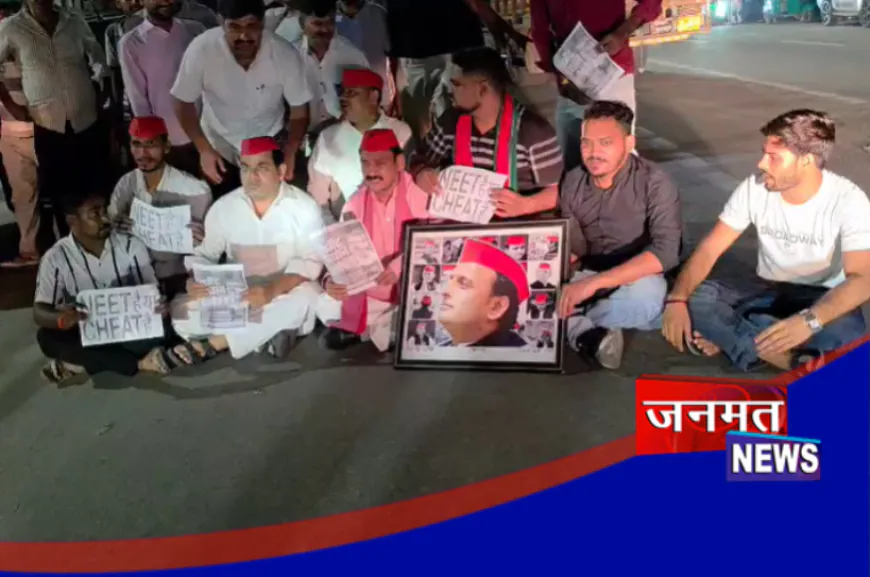 संभल: दिल्ली में अखिलेश यादव की हिरासत पर सपा का प्रदर्शन, सरकार के खिलाफ की जमकर नारेबाजी