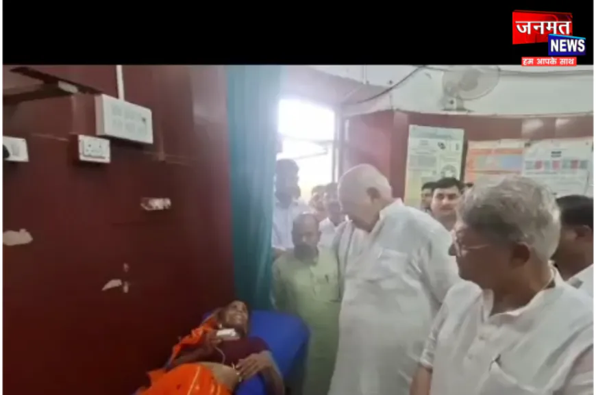 अयोध्या दौरे पर पहुंचे प्रभारी मंत्री सूर्य प्रताप शाही, जिला अस्पताल और श्रीराम अस्पताल का किया निरीक्षण