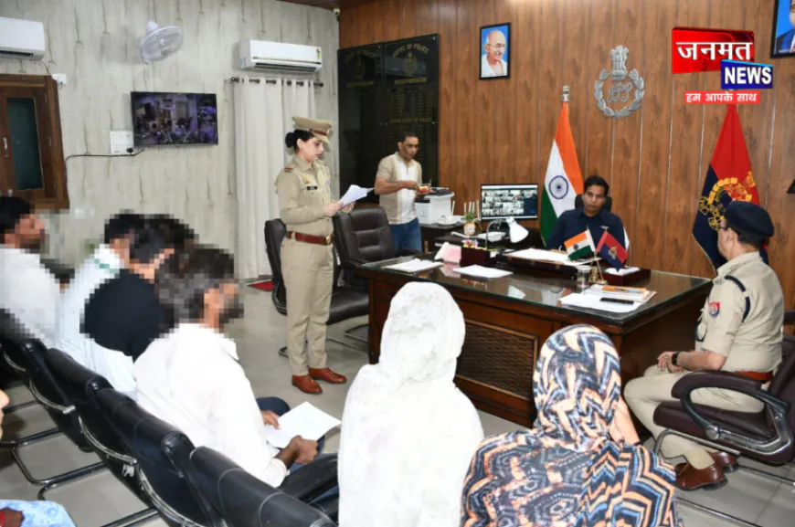 मुजफ्फरनगर SSP संजय वर्मा ने जनसुनवाई में सुनी फरियादियों की शिकायतें, त्वरित निस्तारण के दिए निर्देश
