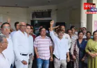 फतेहपुर में एनएचएम कर्मचारियों ने सीएमओ ऑफिस के बाहर किया प्रदर्शन, समस्याओं के समाधान की उठाई मांग