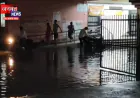 कुशीनगर मेडिकल कॉलेज की व्यवस्था की खुली पोल, अस्पताल परिसर में घुटने तक गंदा पानी