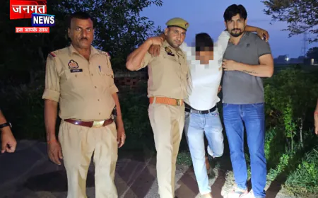 औरैया में हुई पुलिस मुठभेड़, गौकशी की घटना में वांछित आरोपी को लगी पैर में गोली