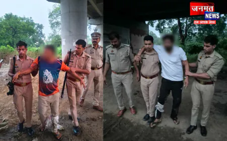 बुलंदशहर: मुकेश हत्याकांड के आरोपी अनिल व जितेश की पुलिस से मुठभेड़, पैर में गोली लगने से घायल