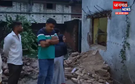 प्रतापगढ में 100 साल पुराना मकान भरभराकर ढहा, एक ही परिवार के 6 लोगों की दर्दनाक मौत